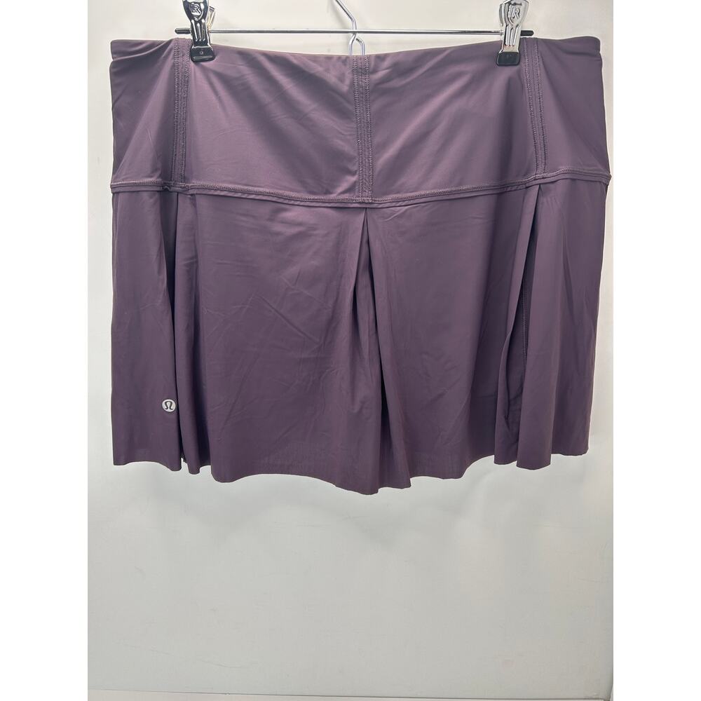 Lululemon Pace Rival Purple Skort Women 12 Tall Tennis Golf Shorts/Skirt - Picture 2 of 6